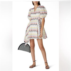 Women's N12H Dress Size CS White Multi-color